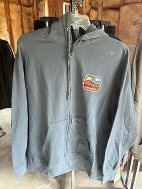 MV Sport Denver Colorado Fundamental Fleece Zip Hoodie Size L